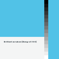 Color chip: Brilliant cerulean (Bang-v3 396)