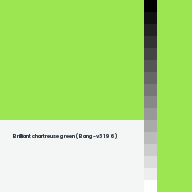 Color chip: Brilliant chartreuse green (Bang-v3 196)
