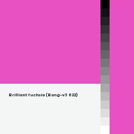 Color chip: Brilliant fuchsia (Bang-v3 622)