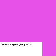 Color chip: Brilliant magenta (Bang-v3 591)