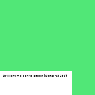 Color chip: Brilliant malachite green (Bang-v3 283)