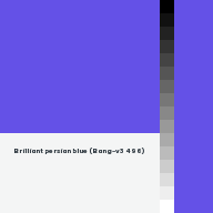 Color chip: Brilliant persian blue (Bang-v3 496)