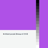 Color chip: Brilliant purple (Bang-v3 550)