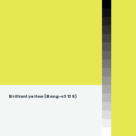 Color chip: Brilliant yellow (Bang-v3 139)