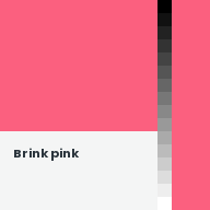 Color chip: Brink pink