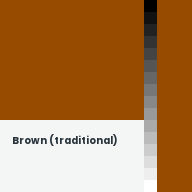 Color chip: Brown (traditional)