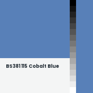 Color chip: BS381 115 Cobalt Blue