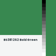 Color chip: BS381 262 Bold Green