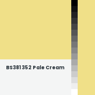 Color chip: BS381 352 Pale Cream