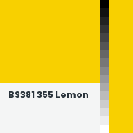 Color chip: BS381 355 Lemon