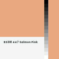 Color chip: BS381 447 Salmon Pink
