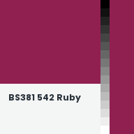 Color chip: BS381 542 Ruby