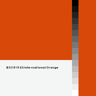 Color chip: BS381 592 International Orange