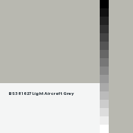 Color chip: BS381 627 Light Aircraft Grey