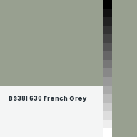 Color chip: BS381 630 French Grey