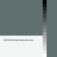 Color chip: BS381 632 Dark Admiralty Grey