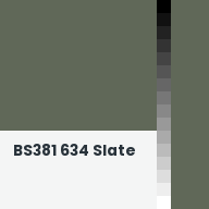 Color chip: BS381 634 Slate