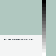 Color chip: BS381 697 Light Admiralty Grey
