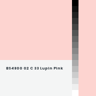 Color chip: BS4800 02 C 33 Lupin Pink
