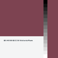 Color chip: BS4800 02 C 39 Victoria Plum