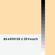 Color chip: BS4800 06 C 33 Peach