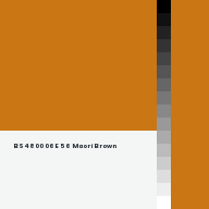 Color chip: BS4800 06 E 56 Maori Brown