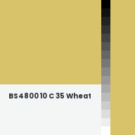 Color chip: BS4800 10 C 35 Wheat