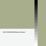 Color chip: BS4800 12 B 21 Mineral Green