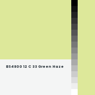 Color chip: BS4800 12 C 33 Green Haze
