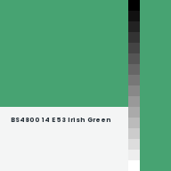Color chip: BS4800 14 E 53 Irish Green