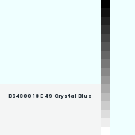 Color chip: BS4800 18 E 49 Crystal Blue