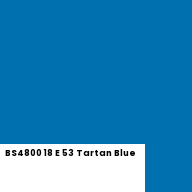 Color chip: BS4800 18 E 53 Tartan Blue