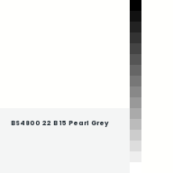 Color chip: BS4800 22 B 15 Pearl Grey
