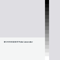 Color chip: BS4800 22 B 17 Pale Lavender