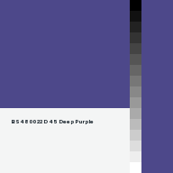 Color chip: BS4800 22 D 45 Deep Purple
