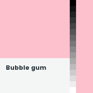 Color chip: Bubble gum