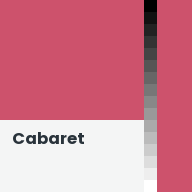 Color chip: Cabaret