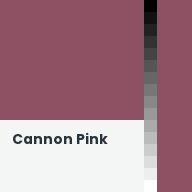 Color chip: Cannon Pink