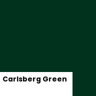 Color chip: Carlsberg Green