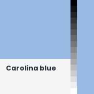 Color chip: Carolina blue