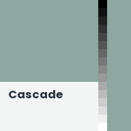 Color chip: Cascade