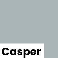 Color chip: Casper