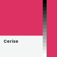 Color chip: Cerise
