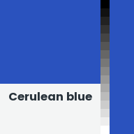 Color chip: Cerulean blue