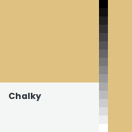 Color chip: Chalky