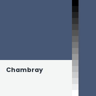 Color chip: Chambray