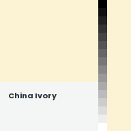 Color chip: China Ivory