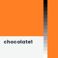 Color chip: chocolate1