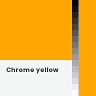 Color chip: Chrome yellow