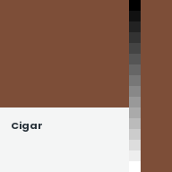 Color chip: Cigar